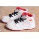 Air Jordan I (1) top  Kids White Red