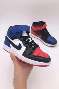 Air Jordan I (1) Kids red white Blue black