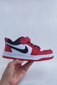 Air Jordan I (1) low Kids red white