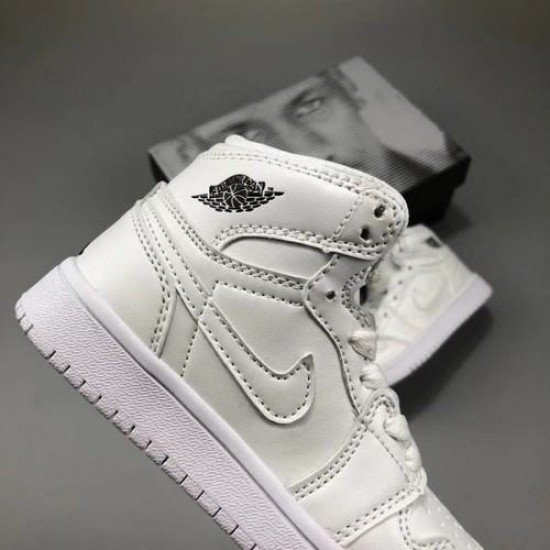 Air Jordan I (1) Kids white