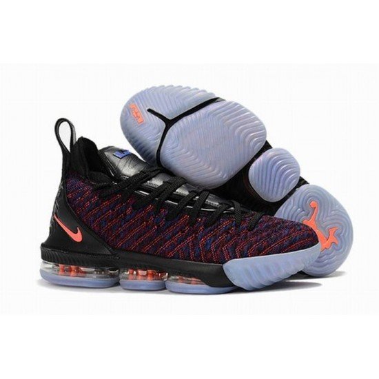 LeBron XVI (16) Black and blue orange