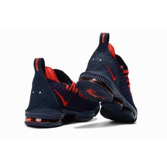 LeBron XVI (16)  Dark blue red