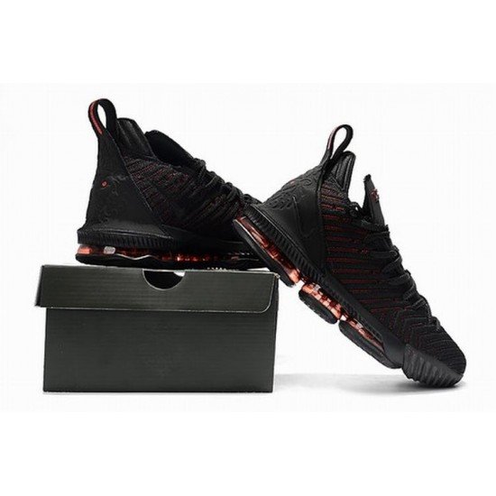 LeBron XVI (16) black red