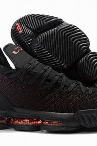  LeBron XVI (16) black red