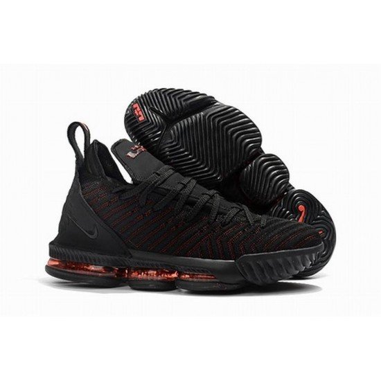 LeBron XVI (16) black red