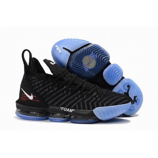 LeBron XVI (16)  Black blue