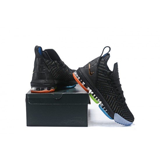 LeBron XVI (16) Black rainbow