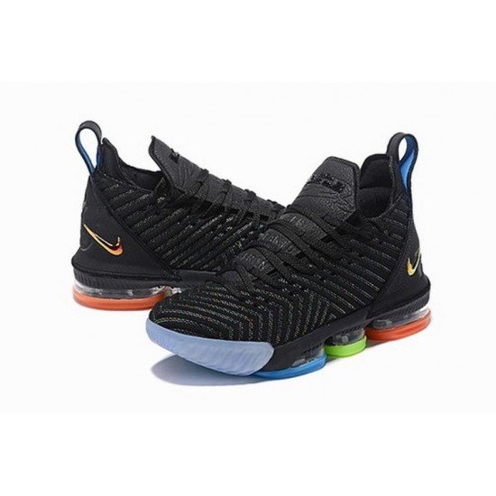 LeBron XVI (16) Black rainbow