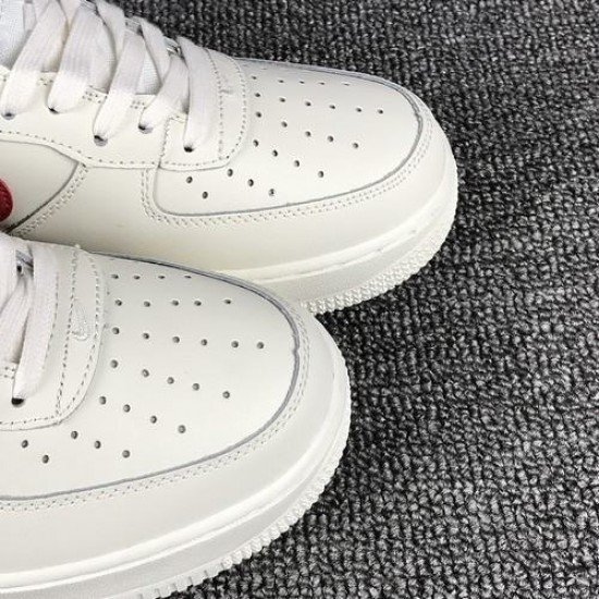 Air Force I (1) low white red