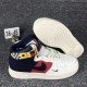 Air Force 1 high white red blue mens