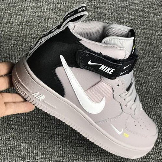 Air Force 1 high white black mens