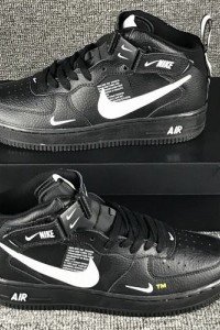 Air Force 1 Mid high black mens