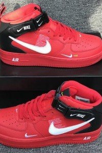 Air Force 1 high red (AF1) mens