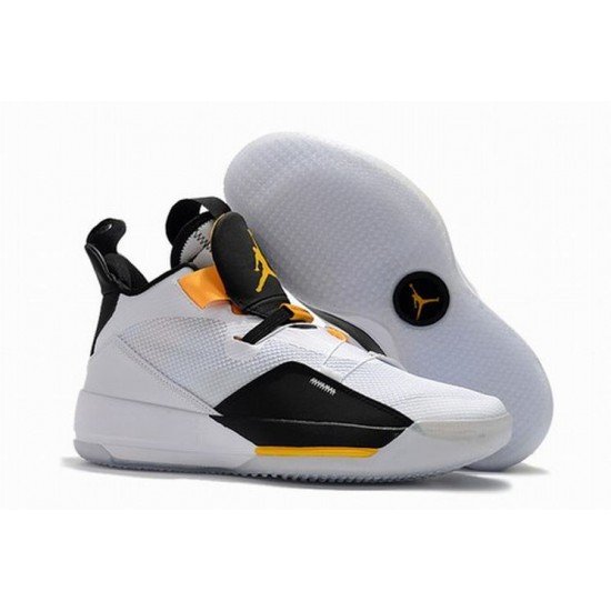 Air Jordan 33 nlack white yello mens