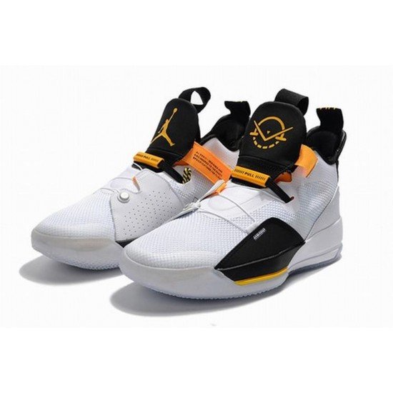 Air Jordan 33 nlack white yello mens