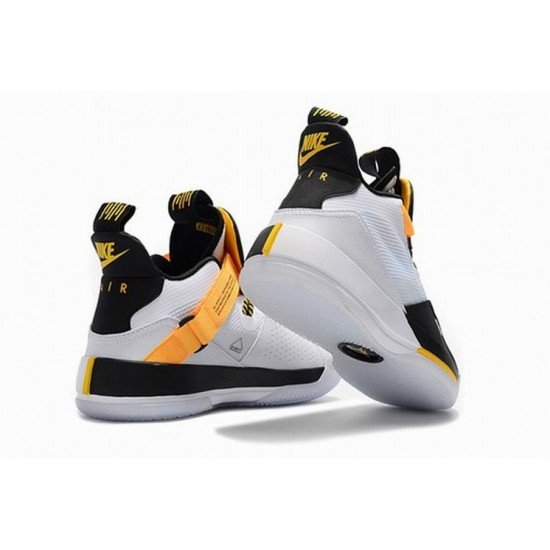 Air Jordan 33 nlack white yello mens