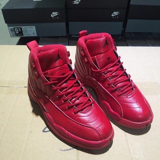 Air Jordan 12 full red mens