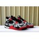 Air Jordan 4 black white red mens