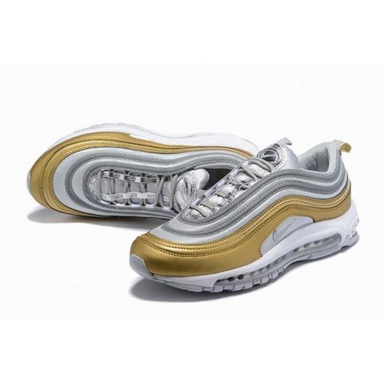 Air Max 97 gold silver mens