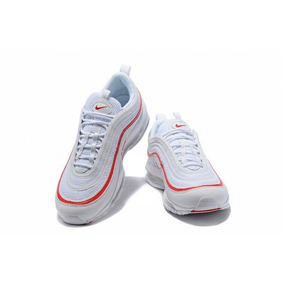 Air Max 97 white red mens