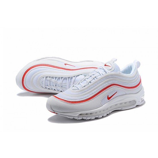 Air Max 97 white red mens