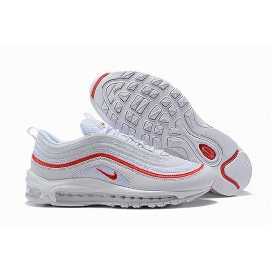 Air Max 97 white red mens