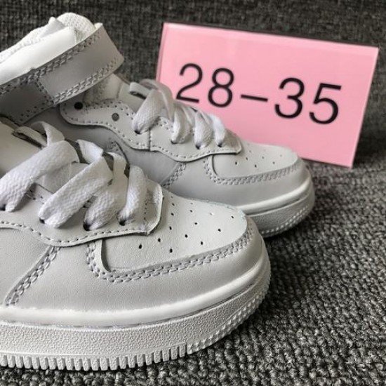 Air Force 1 high all white kids