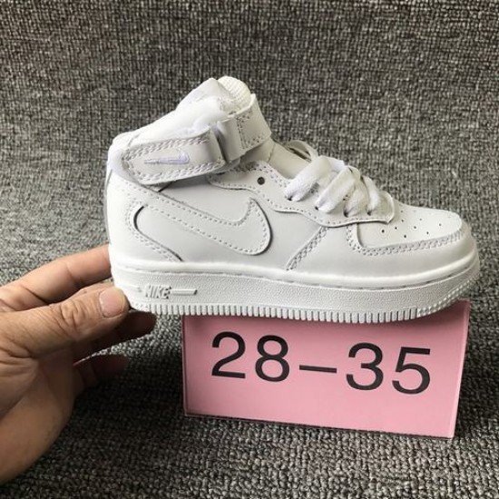 Air Force 1 high all white kids