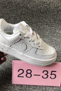 Air Force 1 low all white kids