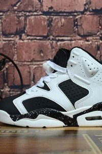 Air Jordan 6 white black kids