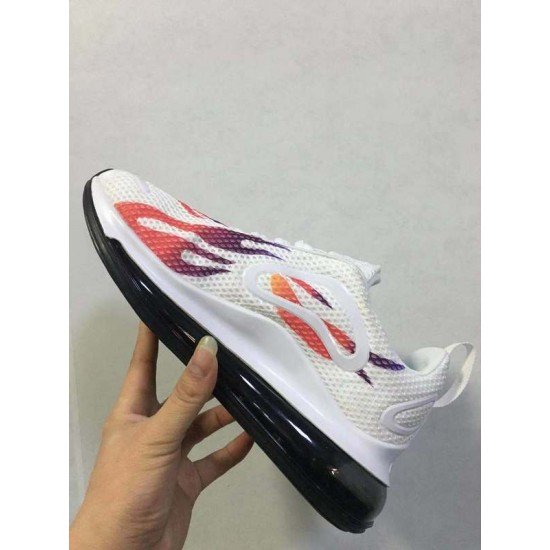 Air Max 720 white red womens