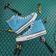 Converse hight blue women