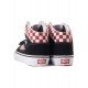 Vans hight black red white women