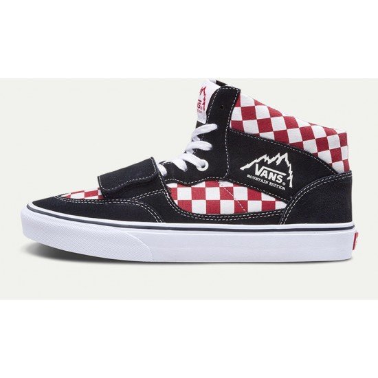 Vans hight black red white women