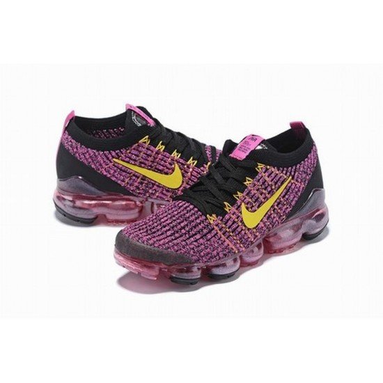 Air Vapor Max Flyknit Purple yellow black