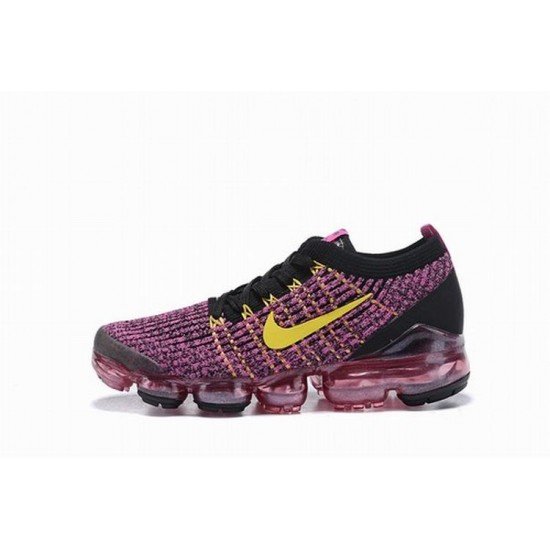 Air Vapor Max Flyknit Purple yellow black