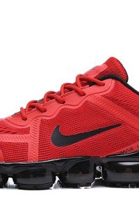 Air VaporMax Flyknit red black