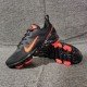 Air VaporMax Flyknit black red