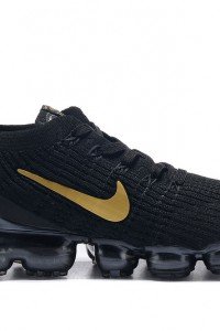 Air VaporMax Flyknit black gold