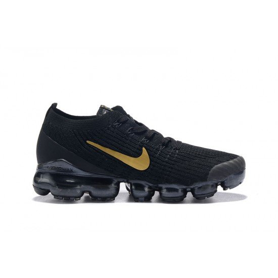 Air VaporMax Flyknit black gold