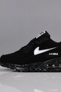 KID'S NIKE AIR MAX 90 ALL BLACK