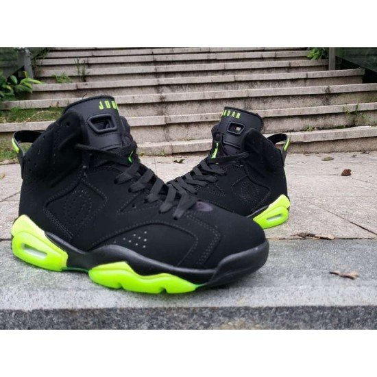 Air Jordan 6 hight black green men