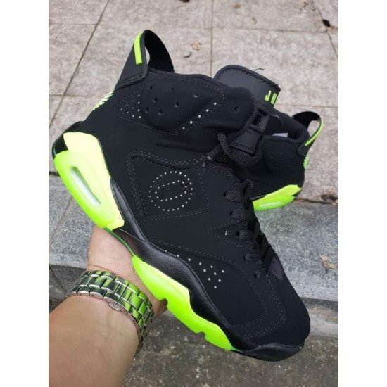 Air Jordan 6 hight black green men