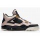 Air Jordan 4 black white pink