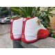 Air Jordan 12 hight White water red