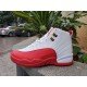 Air Jordan 12 hight White water red