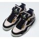 Air Jordan IV(4) Retro black and white powder gold