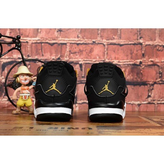 Air jordan 4 black gold