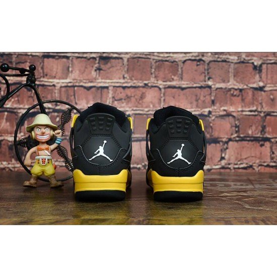 Air jordan 4 black yellow