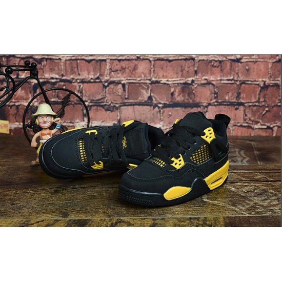 Air jordan 4 black yellow